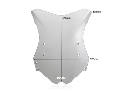 WRS Vervangingsruit - Benelli TRK 502 2018-2026 | TRK 502 X 2018-2026 - Touring - Licht Getint / Transparant