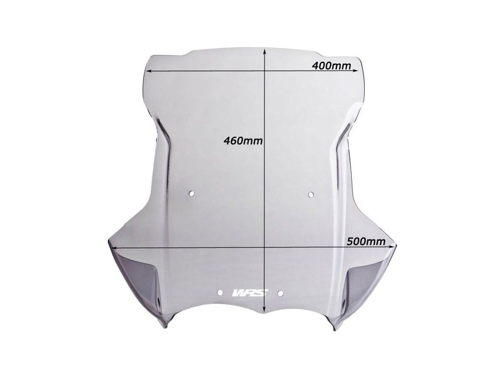 WRS Vervangingsruit - BMW R1200GS 2010-2012 | R1200GS Adventure 2010-2012 - Touring - Licht Getint / Transparant