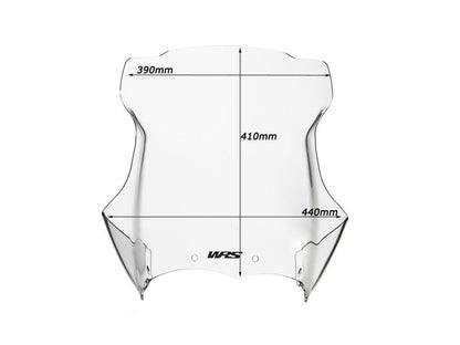 WRS Vervangingsruit - BMW R1200GS 2010-2012 | R1200GS Adventure 2010-2012 - Intermedio - Licht Getint / Transparant