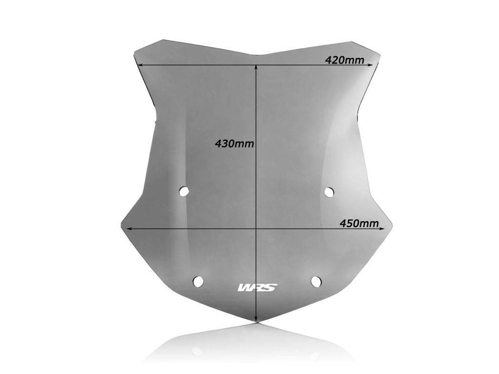 WRS SPORT WINDSCREEN - Donker Getint / Transparant