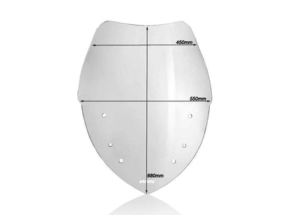 WRS Vervangingsruit - BMW R1200RT 2010-2013 - Caponord - Licht Getint / Transparant