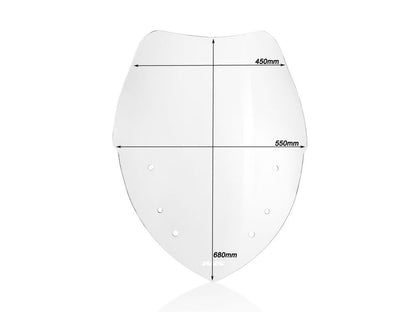Vervangingsruit Caponord WRS BMW R1200RT '05-13 transparant