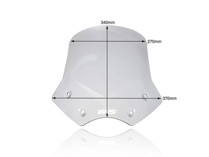 WRS Vervangingsruit - BMW R1200R 2010-2014 - Intermedio - Licht Getint / Transparant