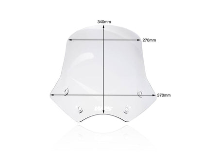 WRS Vervangingsruit - BMW R1200R 2010-2014 - Intermedio - Licht Getint / Transparant