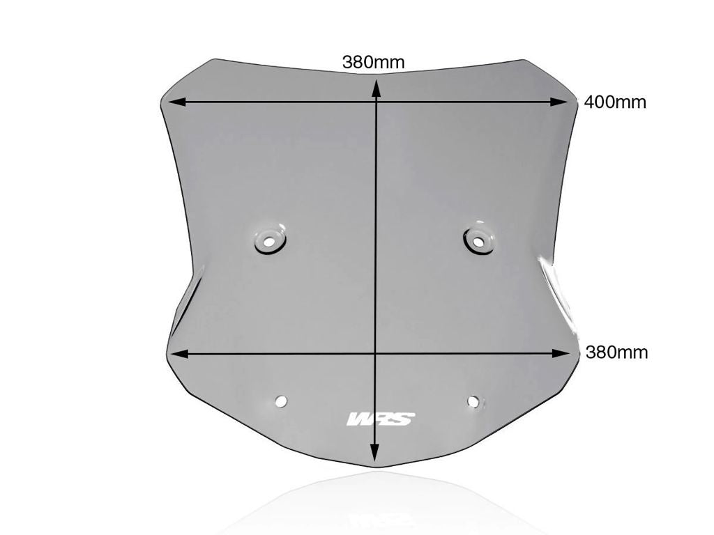 WRS Windscherm - BMW M1000XR 2024-2026 | S1000XR 2020-2026 - Touring - Donker Getint / Transparant