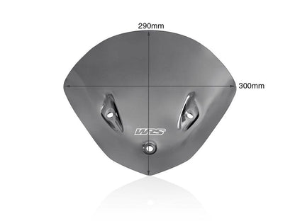 WRS Windscherm - BMW S1000R 2014-2020 - Sport - Donker Getint / Geel