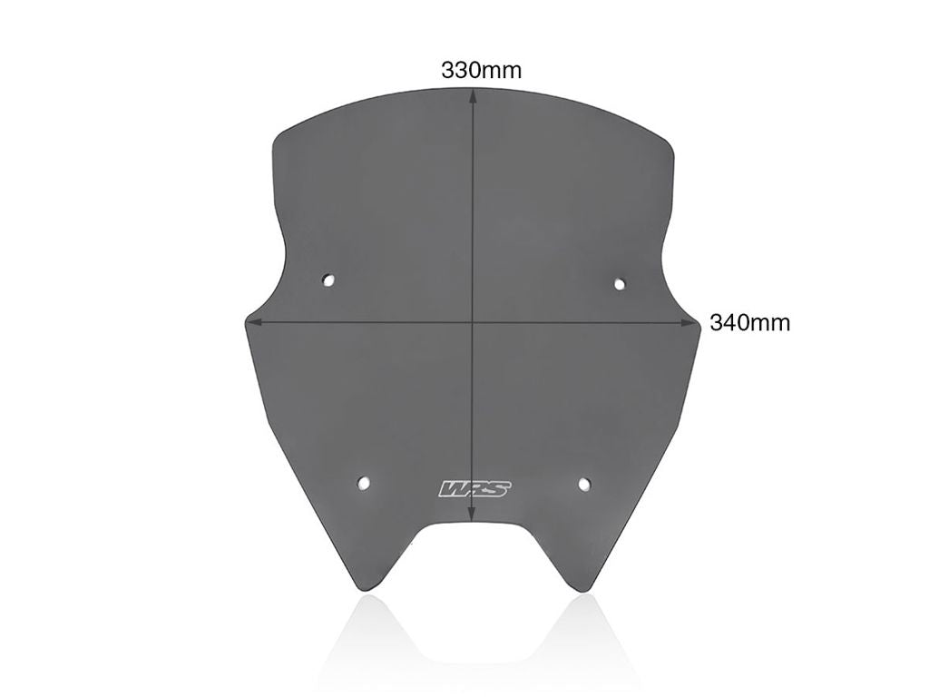 WRS SPORT WINDSCREEN - Donker Getint / Transparant