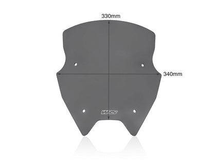 WRS SPORT WINDSCREEN - Donker Getint / Transparant