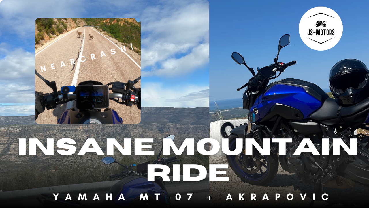 Video laden: Bizar gave rit met een Yamaha MT-07 door de bergen heen.