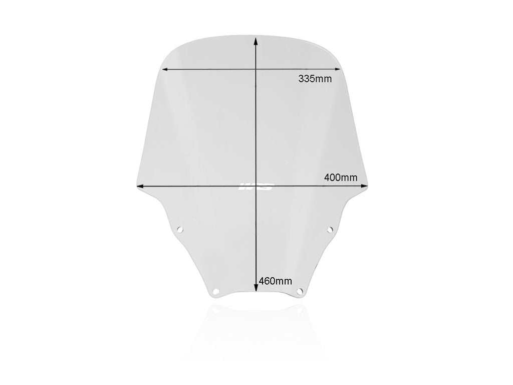 WRS Windscherm - Honda Forza 125 2018-2020 | Forza 300 2018-2020 - Standaard - Licht Getint / Transparant