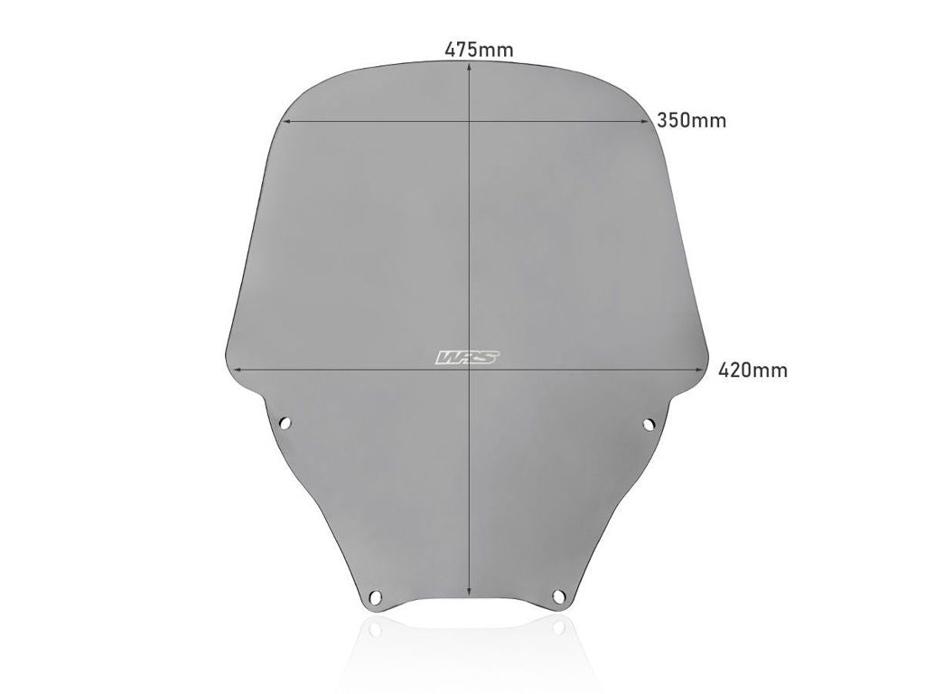 WRS Windscherm - Honda Forza 125 2021-2026 | Forza 350 2021-2026 - Standaard - Licht Getint / Transparant