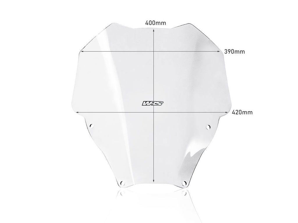 WRS Windscherm - Honda Forza 125 2021-2026 | Forza 350 2021-2026 - Sport - Donker Getint / Transparant