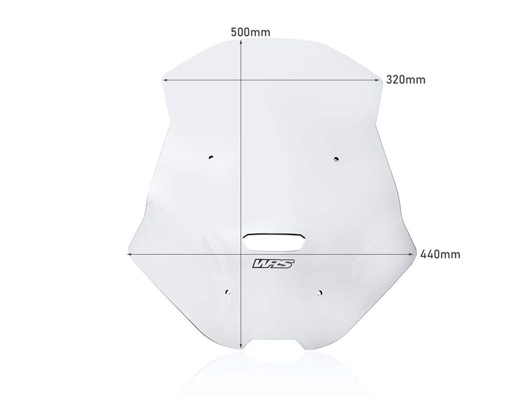 WRS Windscherm - Honda ADV350 2022-2026 - Standaard - Licht Getint / Transparant