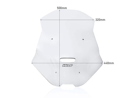 WRS Windscherm - Honda ADV350 2022-2026 - Standaard - Licht Getint / Transparant