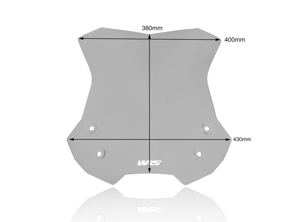WRS Touring Windscherm - Suzuki DL650 / XT V-Strom 2017-2026 - Licht Getint / Transparant