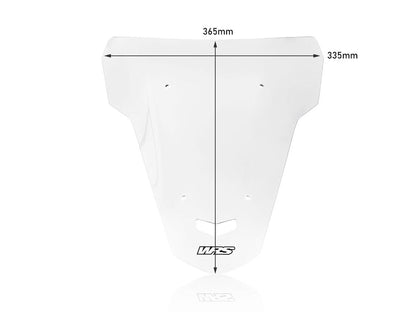 WRS Sport Windscherm - Yamaha Tracer 7 2021-2024 | Tracer 7 GT 2021-2024 - Donker Getint / Transparant