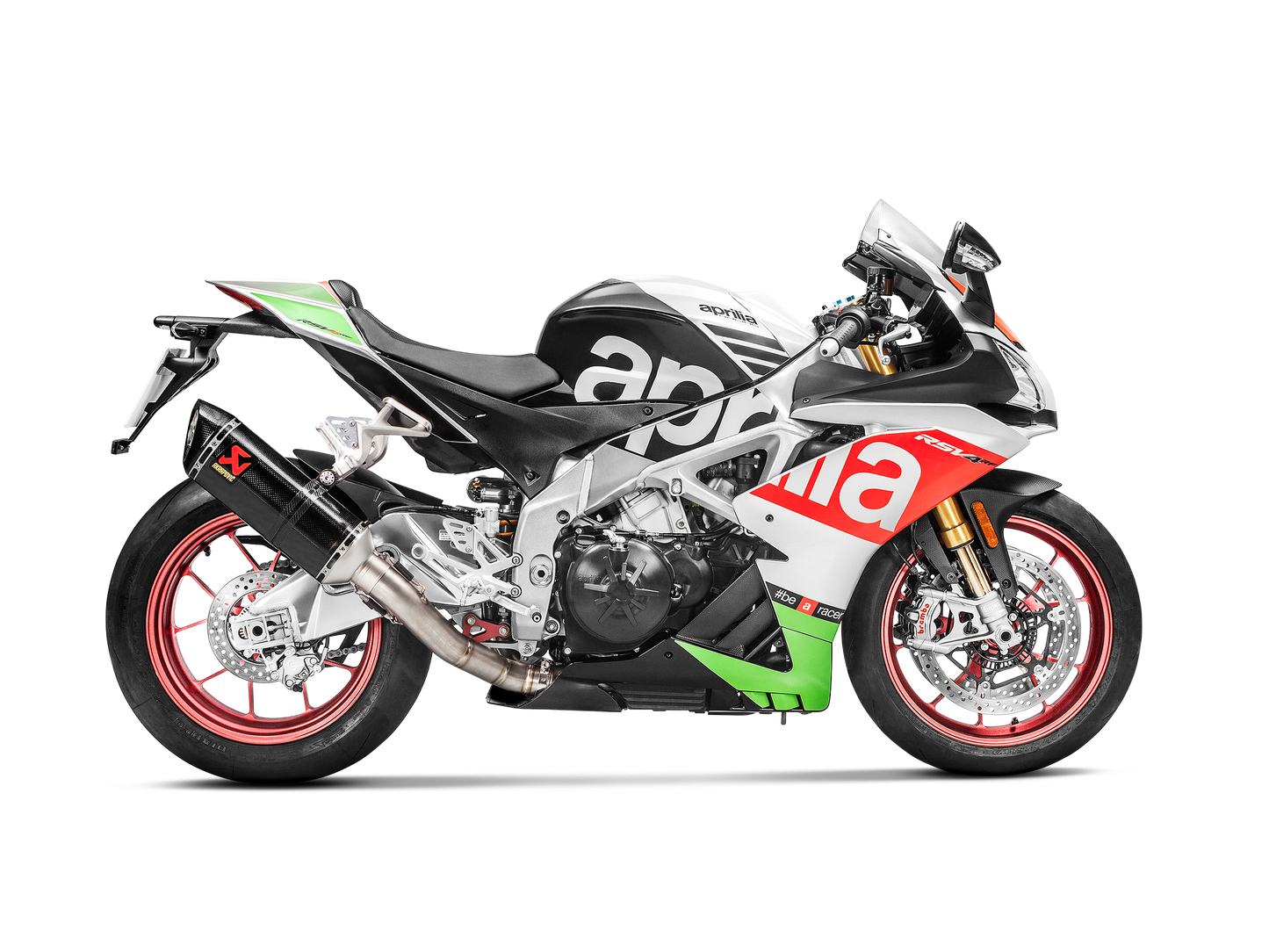 Akrapovič Uitlaat - Aprilia RSV4 2017-2020 & meer - Slip-On Line (Carbon)