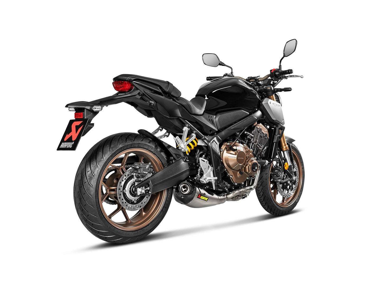 Akrapovič Uitlaat - Honda CB650F 2014-2018 & meer - Racing Line (Titanium)