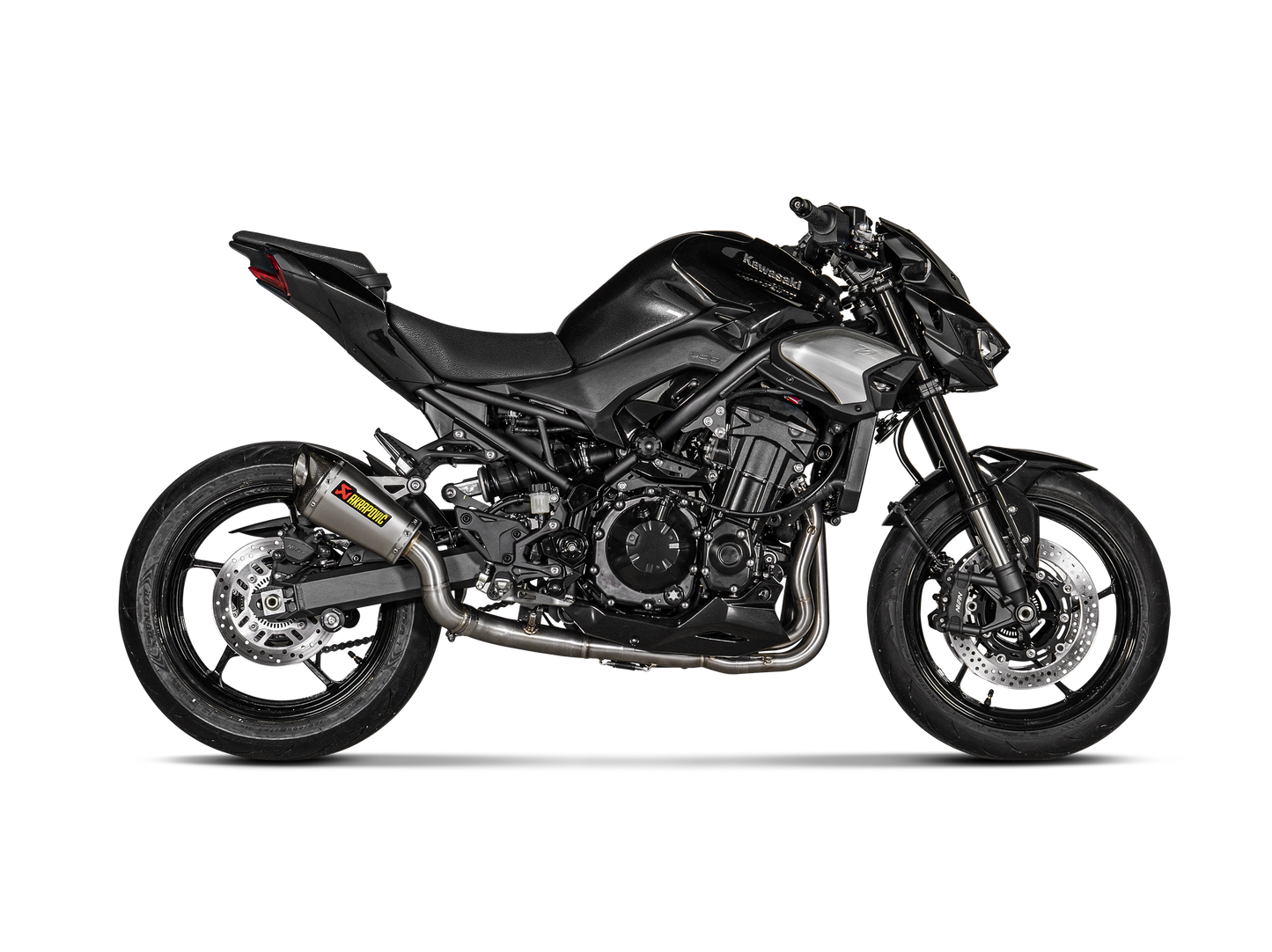 Akrapovič Uitlaat - Kawasaki Z900 2025-2026 - Slip-On Line (Titanium) - Motor Accessoires