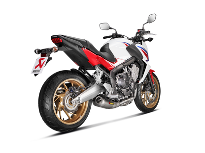 Akrapovič Uitlaat - Honda CB650F 2014-2016 | CBR650F 2014-2016 - Racing Line (Titanium) - Motor Accessoires