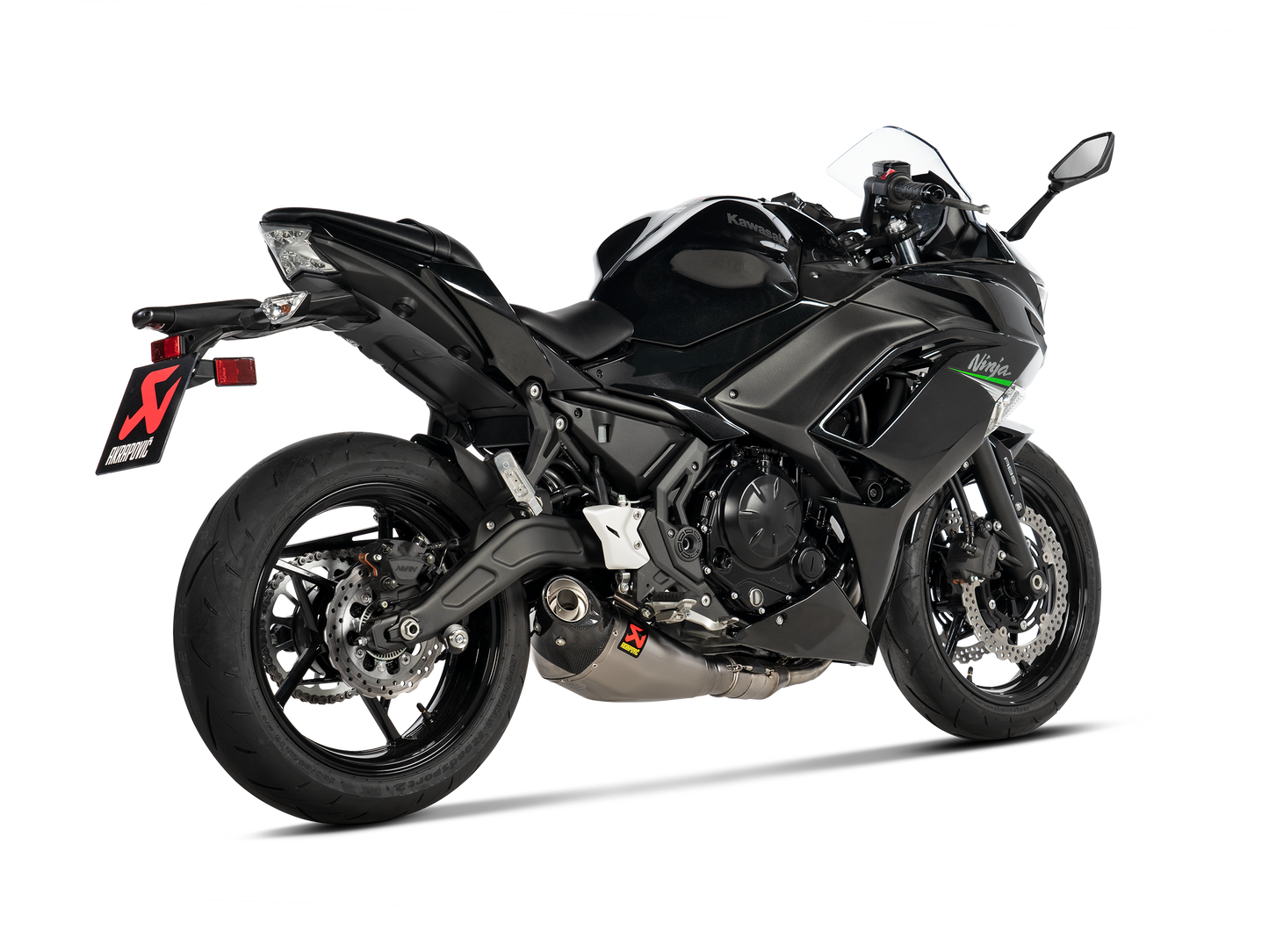 Akrapovič Uitlaat - Kawasaki Ninja 650 2021-2026 & meer - Racing Line (Titanium)
