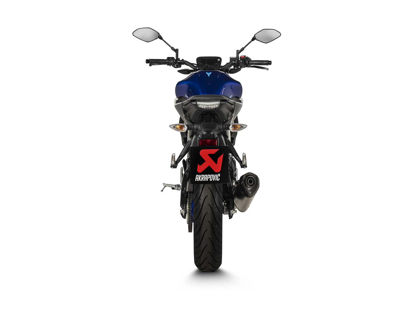 Akrapovič Uitlaat - Yamaha MT-125 2021-2026 & meer - Racing Line (Titanium)