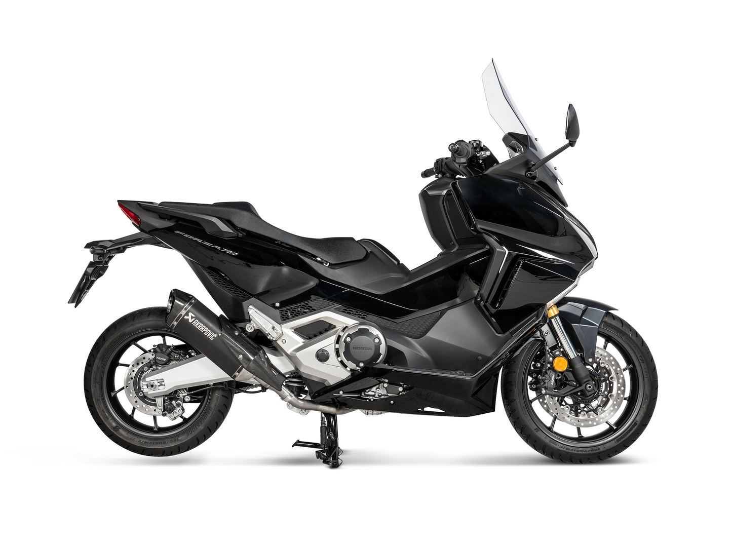 Akrapovič Uitlaat - Honda NSS750 Forza 2021-2024 | X-ADV 750 2017-2024 - Slip-On Line (Titanium) - Motor Accessoires