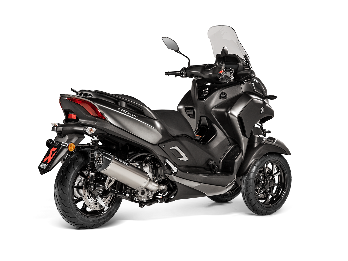 Akrapovič Uitlaat - Yamaha Tricity 300 2020-2020 - Slip-On Line (SS) - Motor Accessoires