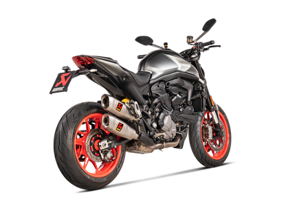 Akrapovič Uitlaat - Ducati Monster 2021-2024 - Slip-On Line (Titanium) - Motor Accessoires