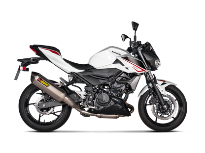 Akrapovič Uitlaat - Kawasaki Ninja 400 2018-2024 | Z400 2019-2024 - Slip-On Line (Titanium) - Motor Accessoires