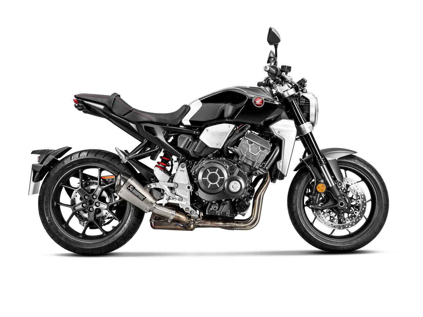 Akrapovič Uitlaat - Honda CB1000 R 2018-2024 - Slip-On Line (Titanium) - Motor Accessoires