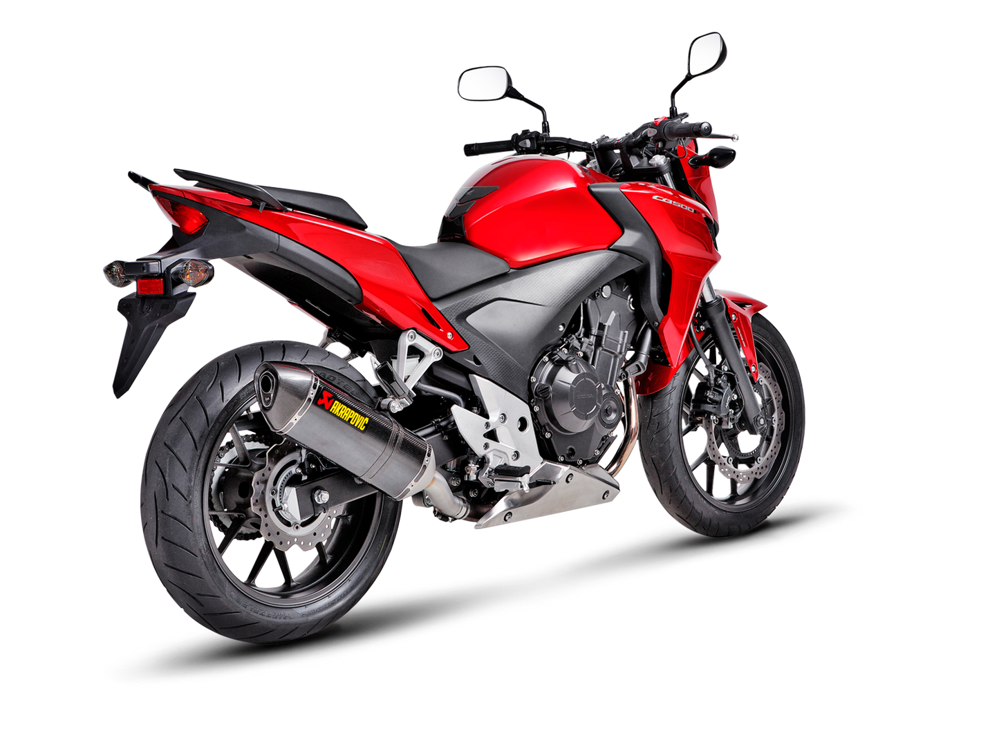 Akrapovič Uitlaat - Honda CB400/500F 2013-2015 | CB400/500X 2013-2016 | CBR400/500 R 2013-2015 - Slip-On Line (Carbon) - Motor Accessoires