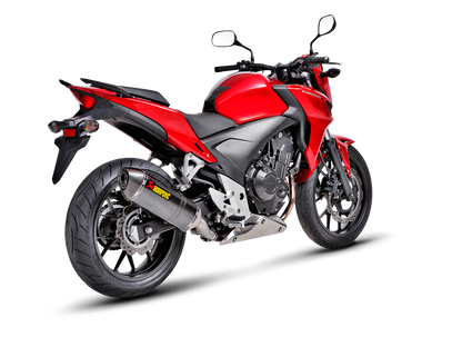 Akrapovič Uitlaat - Honda CB400/500F 2013-2015 & meer - Slip-On Line (Carbon)