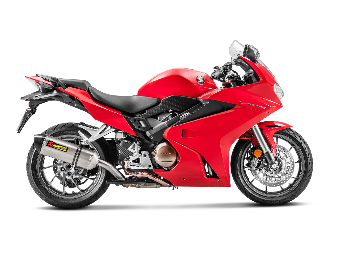 Akrapovič Uitlaat - Honda VFR800F 2017-2020 | VFR800X Crossrunner 2017-2020 - Slip-On Line (Titanium) - Motor Accessoires
