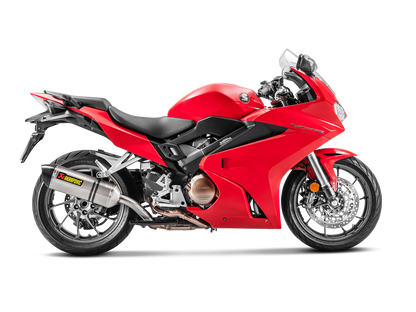 Akrapovič Uitlaat - Honda VFR800F 2017-2020 & meer - Slip-On Line (Titanium)