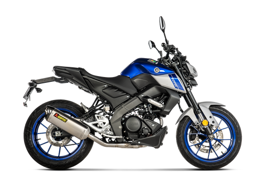 Akrapovič Uitlaat - Yamaha MT-125 2021-2026 & meer - Racing Line (Titanium)