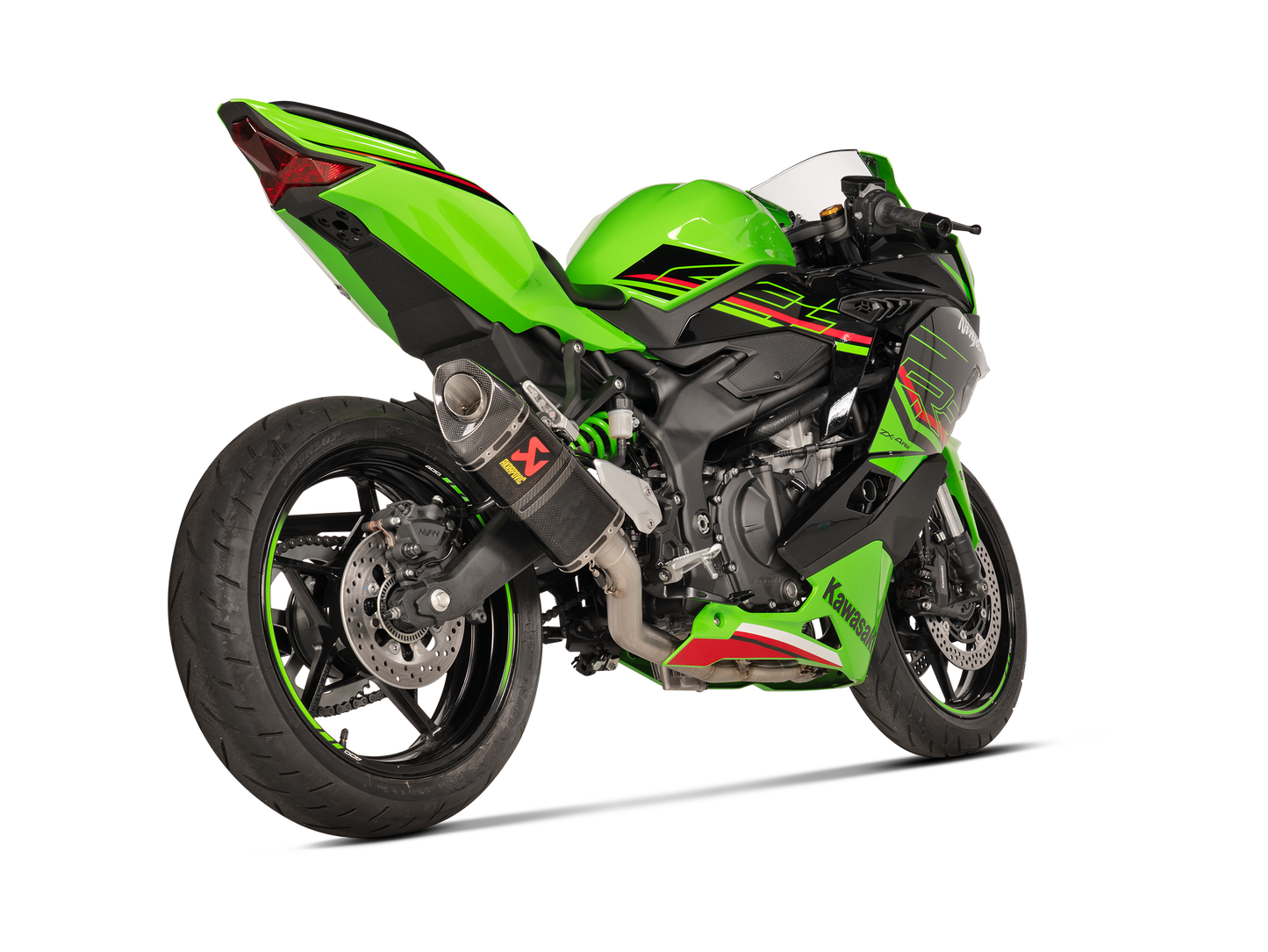 Akrapovič Uitlaat - Kawasaki Ninja ZX-25R 2020-2026 | Ninja ZX-4R 2023-2026 - Racing Line (Carbon) - Motor Accessoires