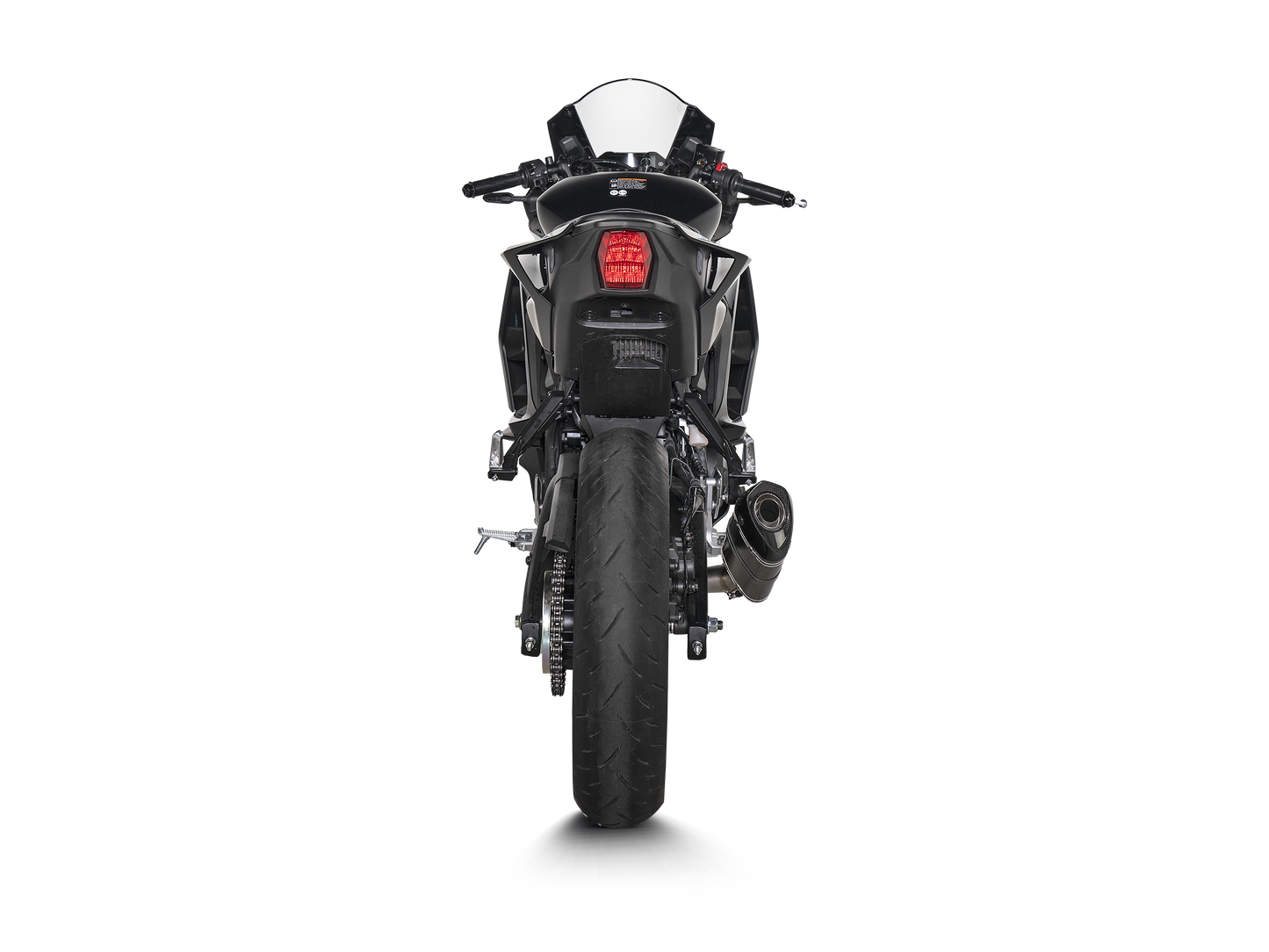 Akrapovič Uitlaat - Yamaha MT-03 2016-2026 | R3 2015-2026 | YZF-R25 2014-2024 - Racing Line (Carbon) - Motor Accessoires