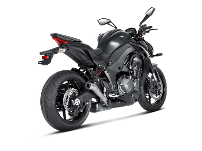 Akrapovič Uitlaat - Kawasaki Z1000 2014-2020 | Z1000SX / Ninja 1000 2014-2020 - Slip-On Line (Titanium) - Motor Accessoires
