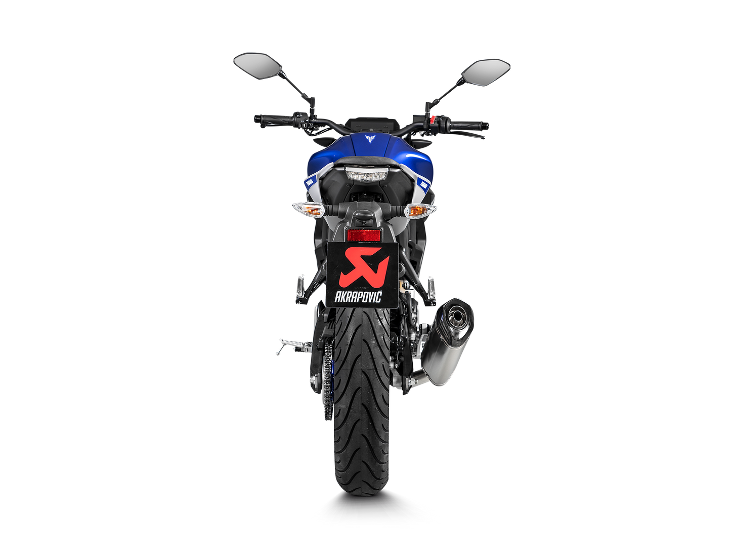 Akrapovič Uitlaat - Yamaha MT-125 2020-2020 | R125 2019-2020 | YZF-R15 2019-2020 - Racing Line (Titanium) - Motor Accessoires