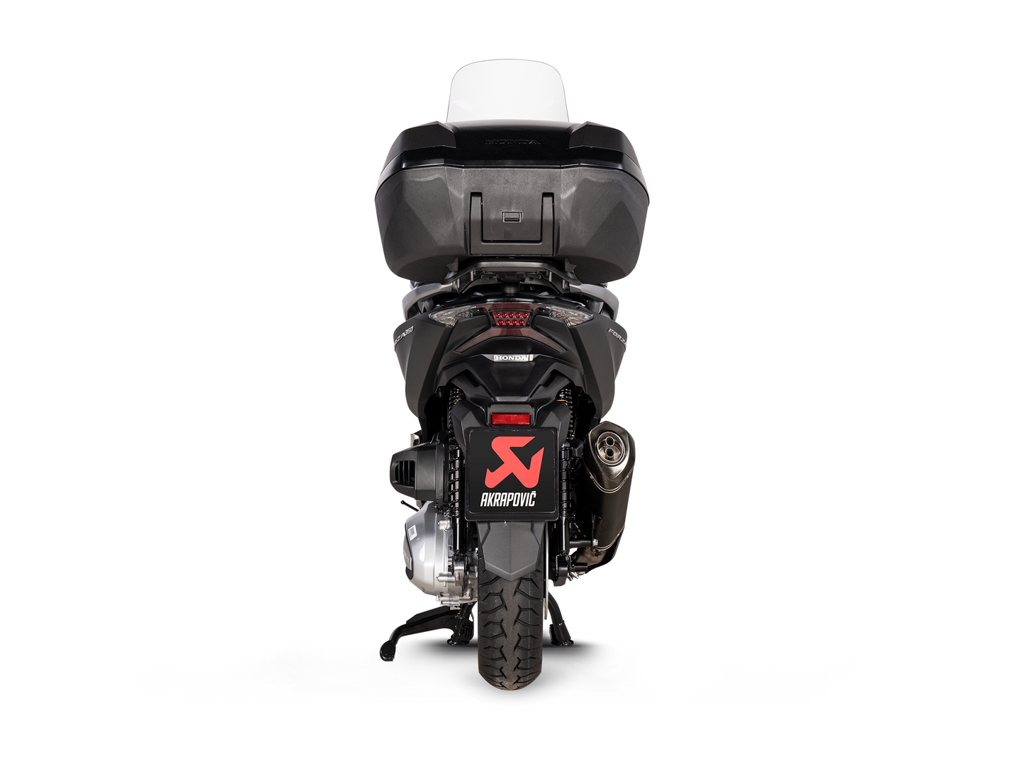 Optionele Akrapovič Uitlaat Accessoires - Honda ADV350 2022-2024 | NSS350 Forza 2021-2023 - Heat Shield (Carbon) - Motor Accessoires