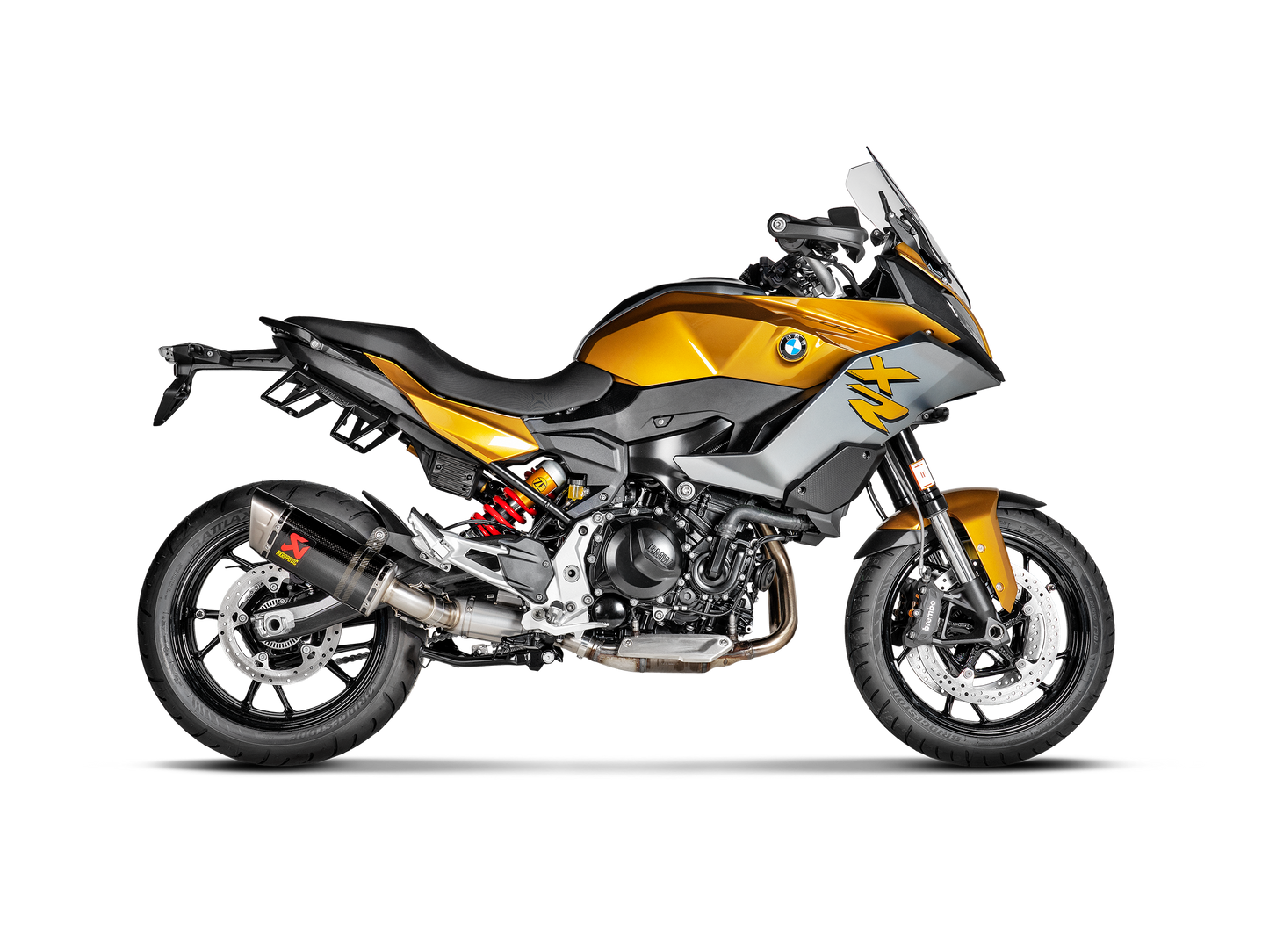 Akrapovič Uitlaat - BMW F 900 R 2020-2026 | F 900 XR 2020-2026 - Slip-On Line (Carbon) - Motor Accessoires