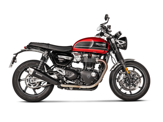 Akrapovič Uitlaat - Triumph Speed Twin 2019-2020 & meer - Slip-On Line (Titanium)
