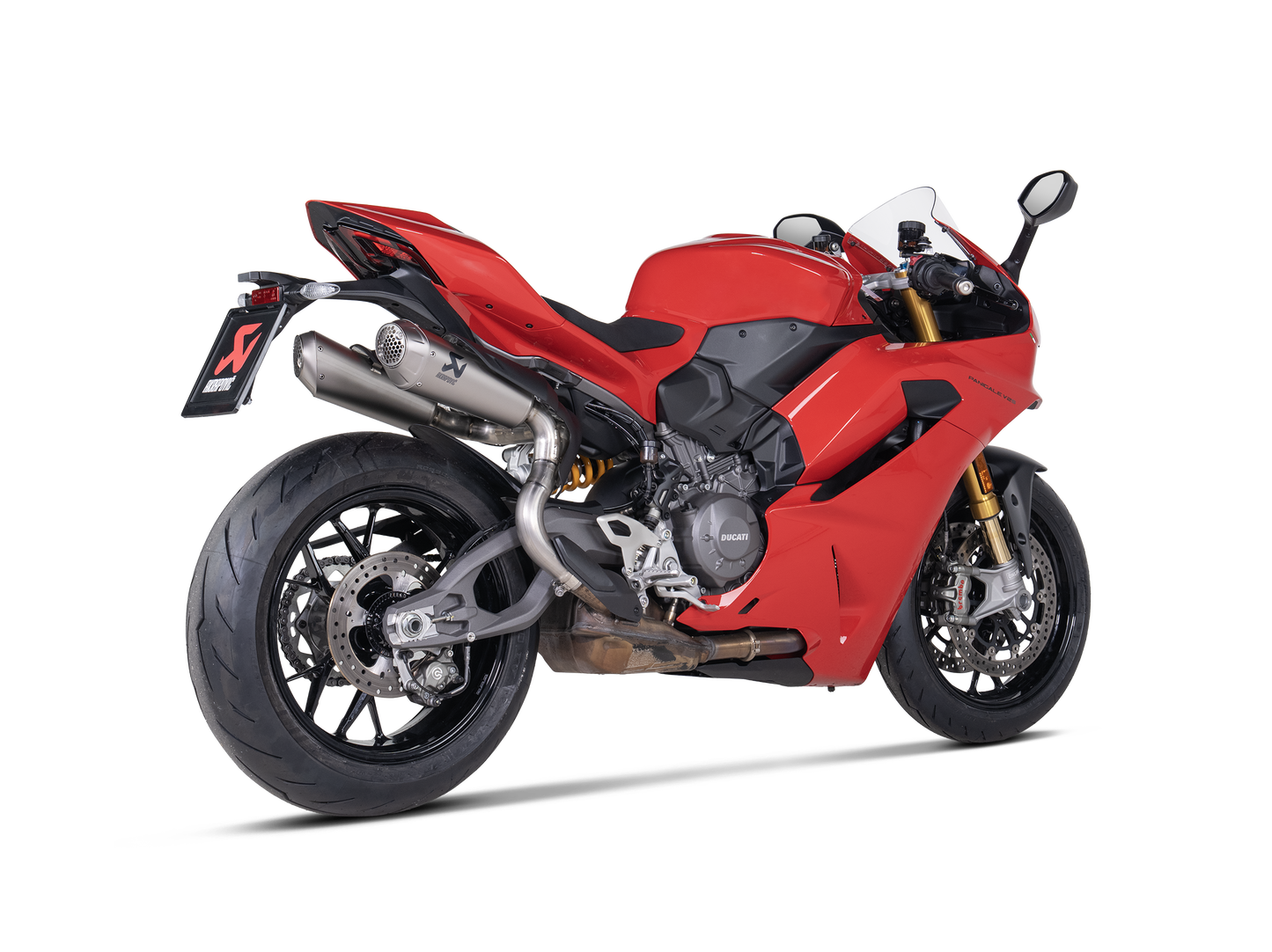 Akrapovič Uitlaat - Ducati Panigale / Streetfighter V2 2025-2026 - Slip-On Line (Titanium) - Motor Accessoires