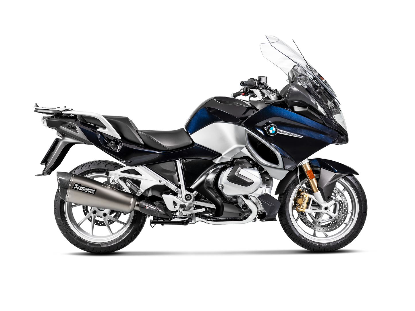 Akrapovič Uitlaat - BMW R 1250 RT 2019-2024 - Slip-On Line (Titanium) - Motor Accessoires