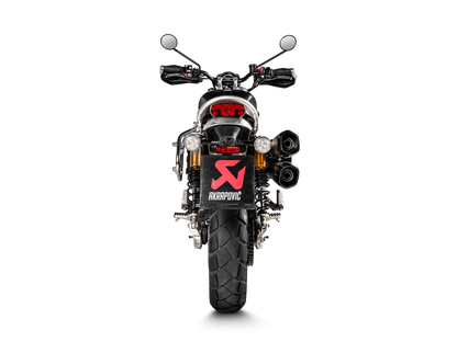 Akrapovič Uitlaat - Triumph Scrambler 1200 2019-20 & meer - Slip-On Line (Titanium)
