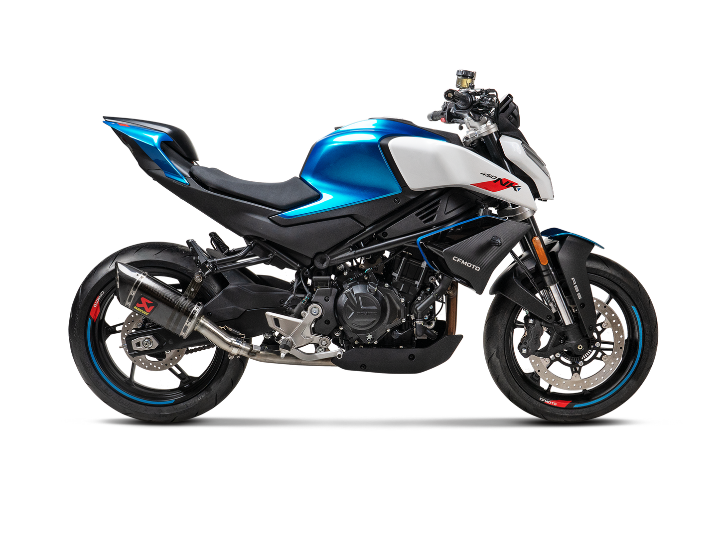 Akrapovič Uitlaat - CFMOTO 450SR / 450NK 2024-2026 - Slip-On Line (Carbon)