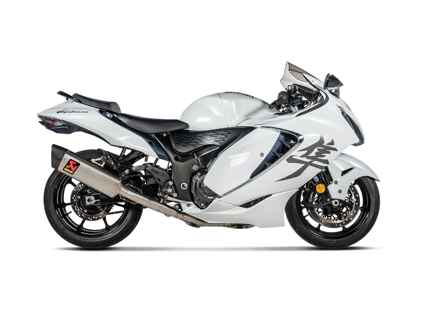 Akrapovič Uitlaat - Suzuki GSX-1300R Hayabusa 2021 & meer - Racing Line (Titanium)