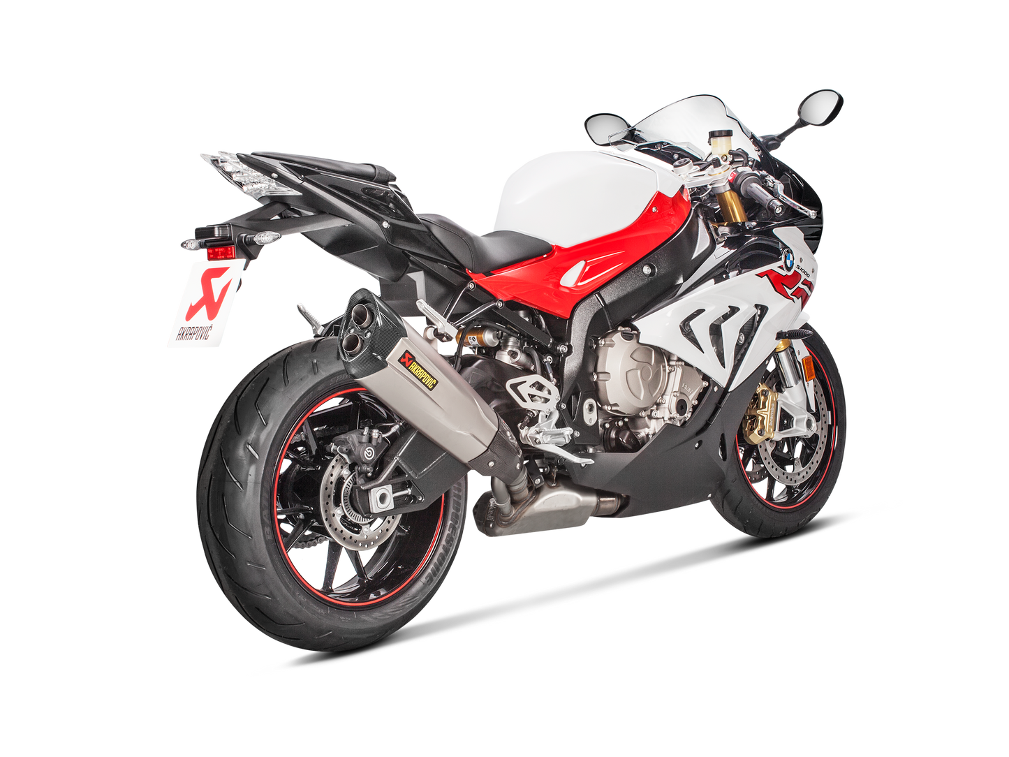 Akrapovič Uitlaat - BMW S 1000 RR 2017-2018 - Slip-On Line (Titanium) - Motor Accessoires