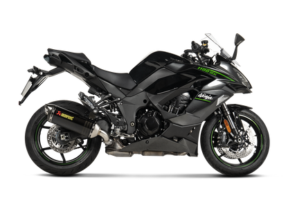 Akrapovič Uitlaat - Kawasaki Ninja 1000SX 2020-2024 | Ninja 1100SX 2025-2026 - Slip-On Line (Carbon) - Motor Accessoires